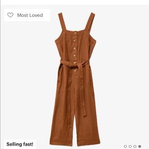 Everlane Linen Picnic Jumpsuit - 8